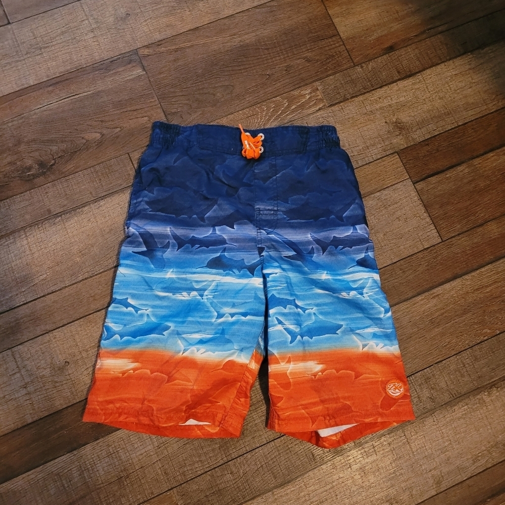 ZeroXposur Swim Trunks Blue and Orange Quick-Dry Xl